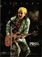PRS Guitars Print Advert Santana 1994