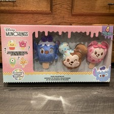 Disney Munchlings Collectors Edition Set Of 4 Scented Plush NIB