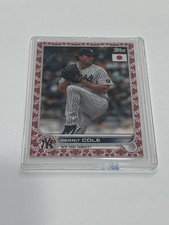 2022 Topps Japan Edition Gerritt Cole /99 Cherry Blossom #207 NY Yankees