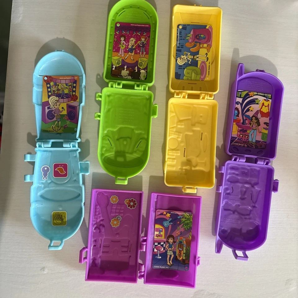 Polly Pocket - Juguetes Mc Donald’s Happy Meal 2006 - Lote de 6 completos Foto 2 de 4