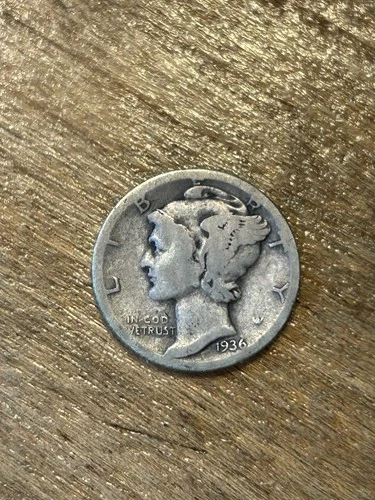 1936S Mercury Dime VG