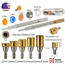 US Locator Tapered Abutment for Nobel Active Biocare Conical Connection NP 1-5mm