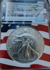 2021-S MS70 Type1 Silver Eagle Emergency Production FDOI RARE FLAG CORE EDITION!