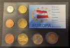 Circulated coin set-Austria 2002-Euro motif set - ("sealed on foil")