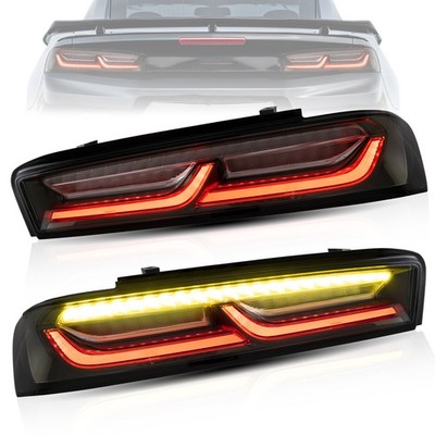 VLAND LED Rauch Rückleuchten für Chevrolet Camaro 2016-2018 Sequentielle Blinker
