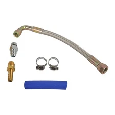 Turbo Coolant Feed Line Braided Tube Kit Compatible with 2011-2016 Ford 