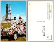 John F Kennedy Space Center Astronauts Rocket Postcard