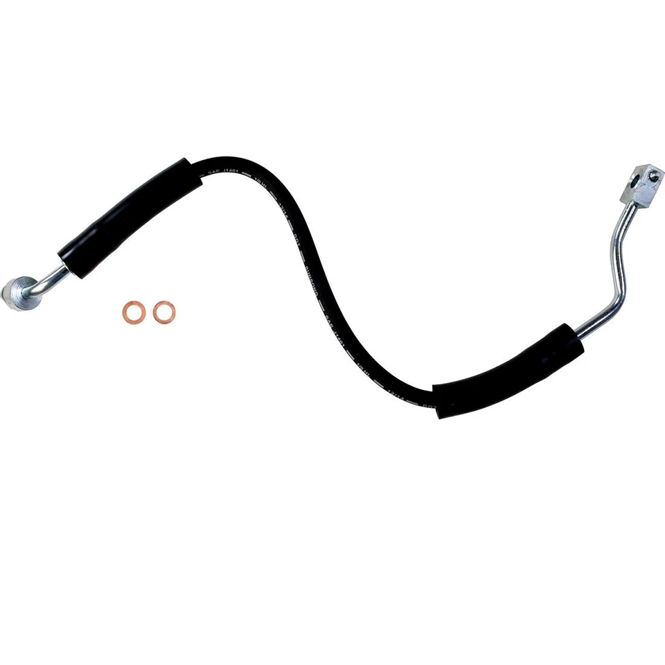 2x Front Left & Right Brake Hose Brake Line For 1992-1994 Ford E-250 Econoline - Image 2 of 4