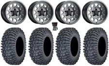 Method 414 15" Wheels Gr +13mm 35" Rockinator Tires CFMoto ZForce Z10 / Z10-4