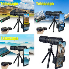 10-300X 40mm Zoom Day/Night Military Telescope HD Monocular Mobile Telescope