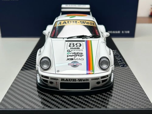 TGM Model 1/18 Porsche RWB 964 White apple Resin Model Car--89# - Picture 7 of 13