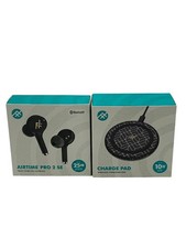 iFrogz Airtime Pro 2 SE Wireless Earbuds w/Charging Pad Geo Black