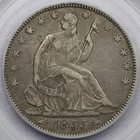 1855/54 Arrows 50c Seated Liberty Half Dollar - PCGS  XF 45