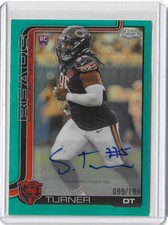 2025 Topps Chrome #RA-ST Shemar Turner Auto RC Aqua Refractor 099/199 (KH2)