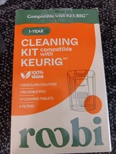 Keurig Compatible Descaling Solution & Cleaning Kit. Includes 1 Bottle of Keu...
