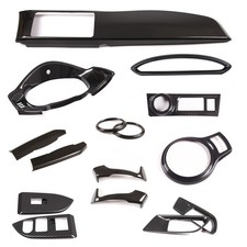 Abs Carbon Fiber Dash Center Console Trim Cover Fits Scion Fr-s Gt86 Brz 12-20