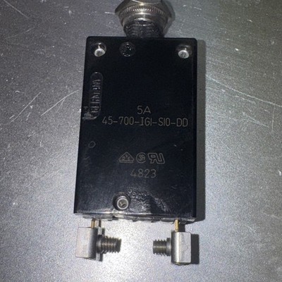 E-T-A, ETA, 45-700-IG1-S10-DD, Circuit Breaker, 5A 5 Amp, New, LO1