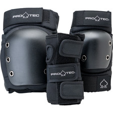 Pro-Tec Junior Street Gear 3-Pack Pads - 2026 - Youth Small / Black
