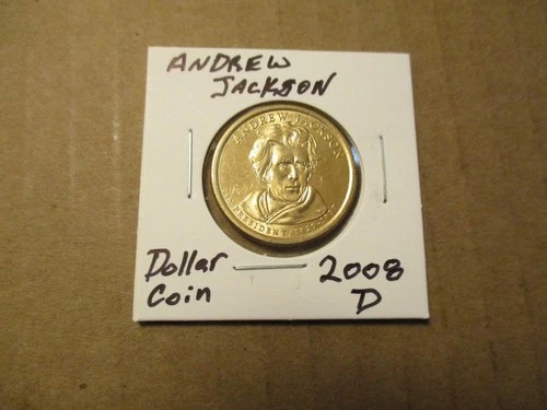 2008-D Presidential Dollar Andrew Jackson — photo from the most recent tracked eBay sale