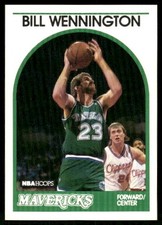 1989 Bill Wennington Rookie Card #81 Dallas Mavericks