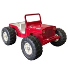 Vintage Tonka Dune Buggy Jeep Pressed Steel Red Toy Truck MR-970 Tires 10in