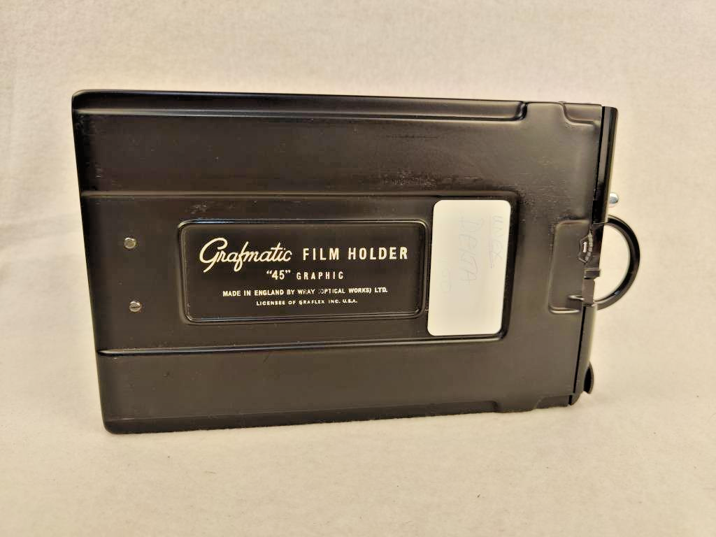 Grafmatic 4X5 Film Holder with numbering wheel,Carry 6