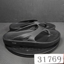 OOFOS OOriginal Shoes Mens Size 7 Womens 9 Black Recovery Sandals Flip Flops