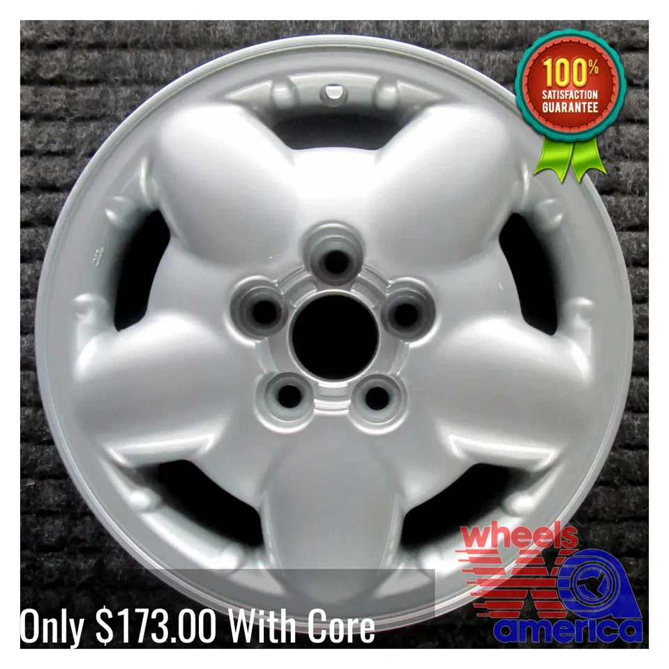 Wheel Rim Dodge Neon 14 1997-1999 GA07PAK PL54PAK RY42PAKAA OEM Silver OE 2083 - Image 2 of 4