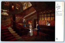 1910 Rochester Kent Tuck Oilette 1164 Postcard Dickens Land Staircase Bull Inn