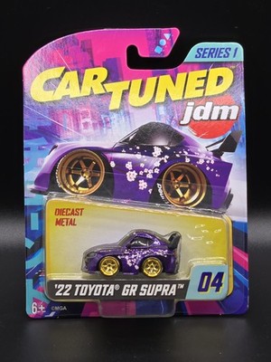 2025 CAR TUNED JDM SERIES 1 '22 TOYOTA GR SUPRA WITH GOLD WHEELS