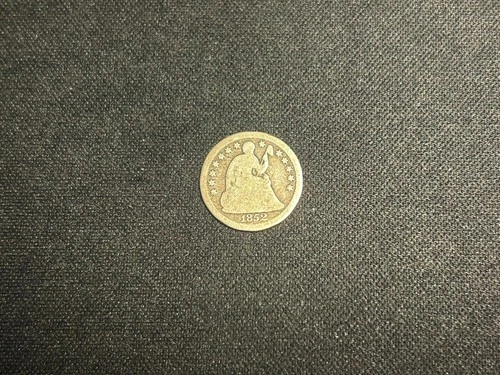 1852-O Seated Liberty Silver Half Dime Good Condition