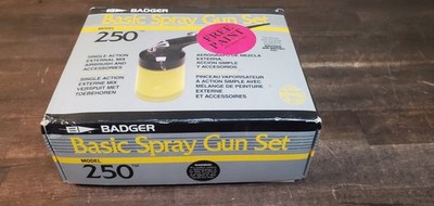 Badger 250 Basic Spray Gun Set Airbrush Kit for Hobby Craft Model DIY BA2503