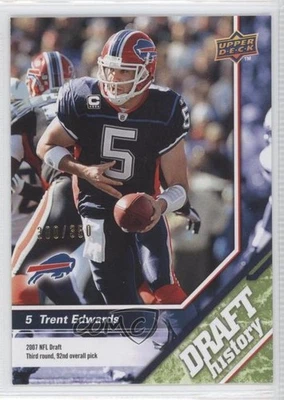2009 Upper Deck Draft Edition History Green 300/350 Trent Edwards #175 0i0 - Image 1 of 3