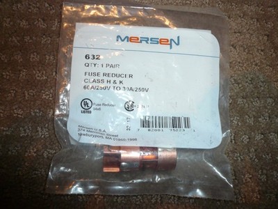 Mersen 632 Fuse Reducer 600 VAC 30 A Class H/K Replacement MPN
