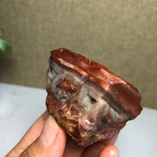 Natural crazy Mexican agate Crystal gemstone rough original Specimen 110g A1424