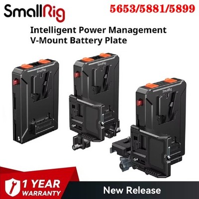 SmallRig Intelligent Power Management V-Mount Battery Plate Fr Arca Fr 15mm Rods