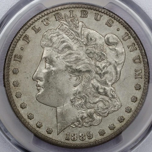 1889-S Morgan Silver Dollar - PCGS AU 55