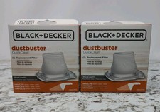  Lot of 2 - BLACK DECKER Dustbuster Replacement Filter HNVCF10 , New, Sealed.