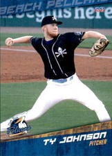 2024 Myrtle Beach Pelicans Choice #6 Ty Johnson Lawrence North Indianapolis Card