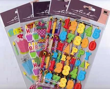 Sticko BIRTHDAY~Party themed~Adorable! U Choose! Quick Ship!