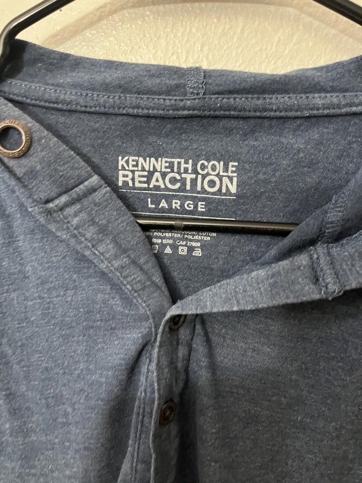 Kenneth Cole Mens Hoodie Jacket Large Pullover Sweatshirt Hooded Casual - Image 2 of 4