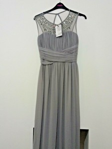 chiffon da ballo abito £ 18 Bnwt Rrp per in bordino Ref principessa Taglia 78 M3 con Maxi grigio HEqI45d5wx