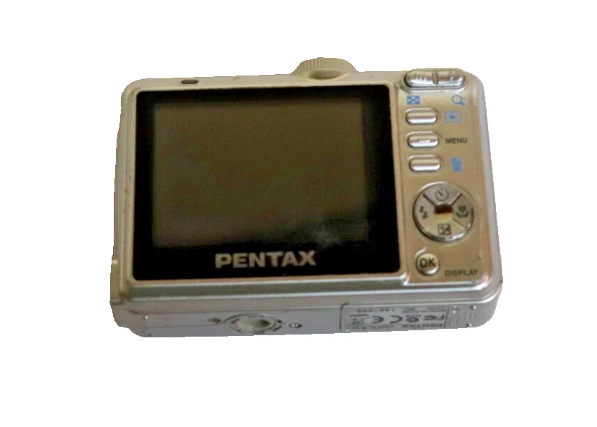 PENTAX OPTIO E10 DIGITAL CAMERA -8.0 MEGA PIXEL -SILVER - Image 2 of 4