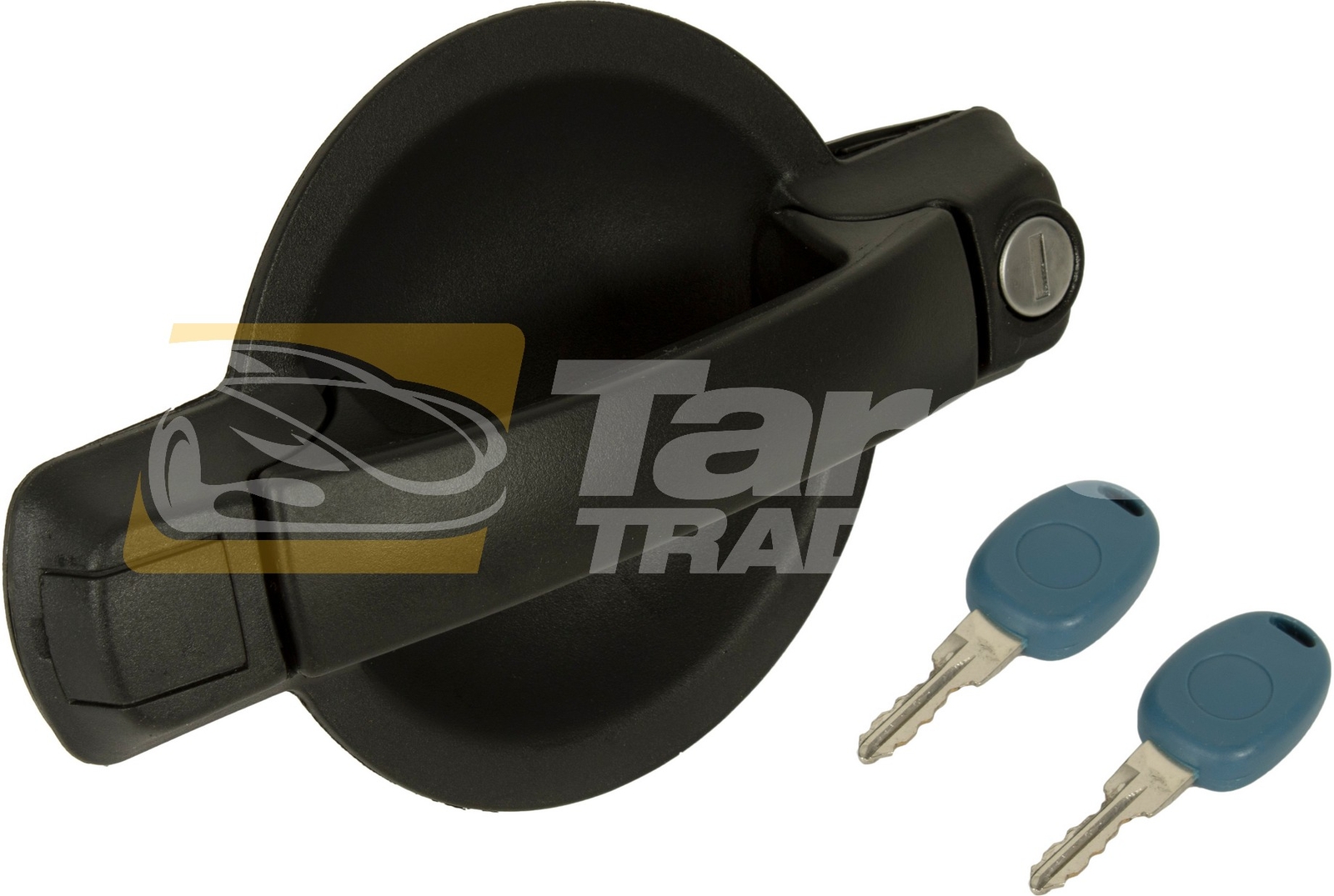 Poignée de porte coulissante droite noire pour Fiat Doblo de 2001 à 2010