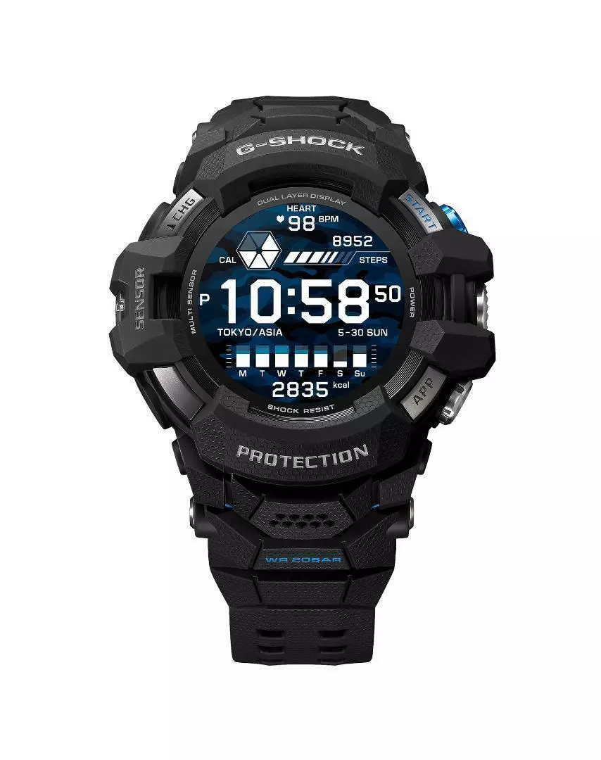 CASIO G-SHOCK G-SQUAD PRO GSW-H1000-1JR Powered by Wear OS by