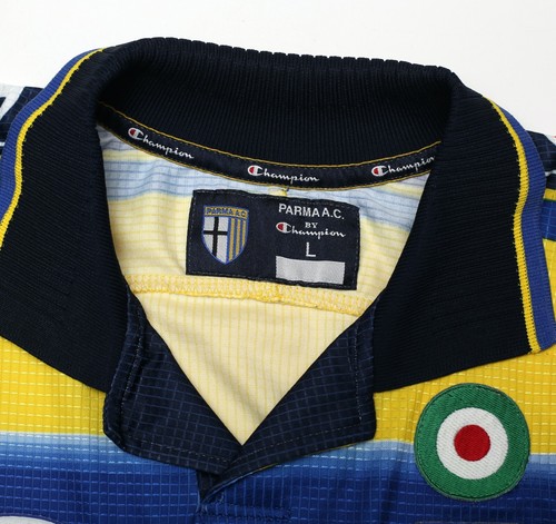 1999/00 PARMA AC Vintage Champion Home Football Shirt Trikot (L) - Bild 8 von 10