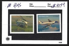 US Scott # 4144 & 4145 Air Force One & Marine One 2007 MNH Neufs