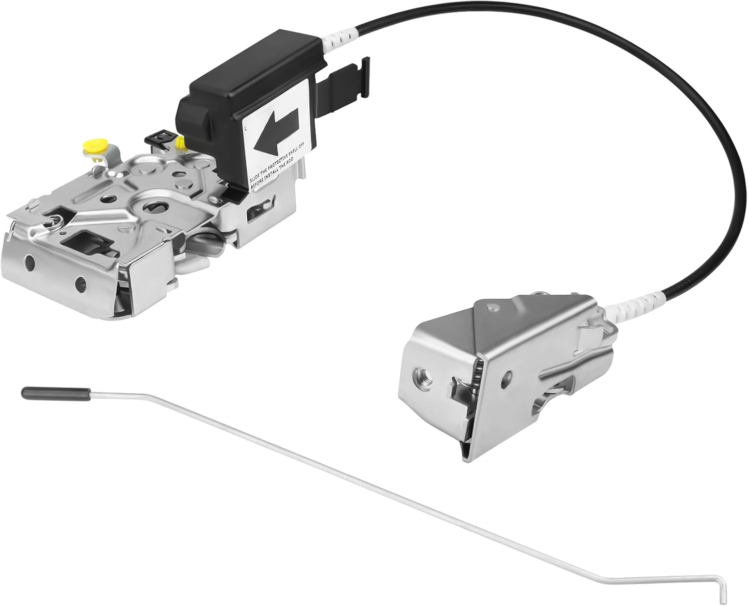 Driver Side Front Left Door Latch Lock Assembly F4TZ-15219A65-A Fits 1992-1996 Ford Models  
