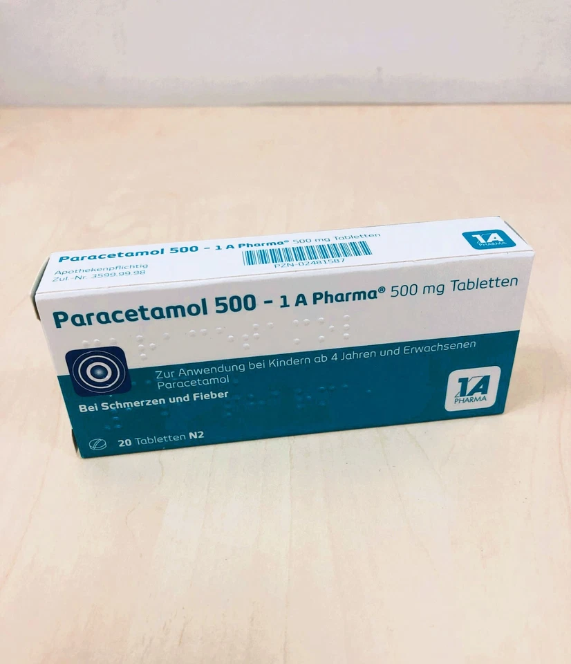 PARACETAMOL 500-1A Pharma Tabletten 20 St PZN 02481587