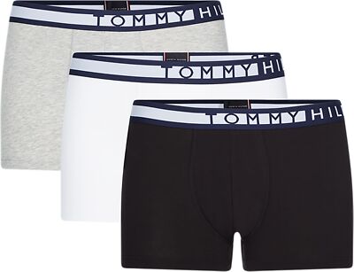 Tommy Hilfiger Herren Unterwäsche Boxershort 3er Pack Trunk Gr. M Mehrfarbig